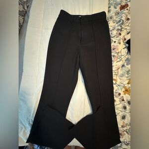 Because of Alice BOA. Wide Leg Suit black Trousers woman’s small